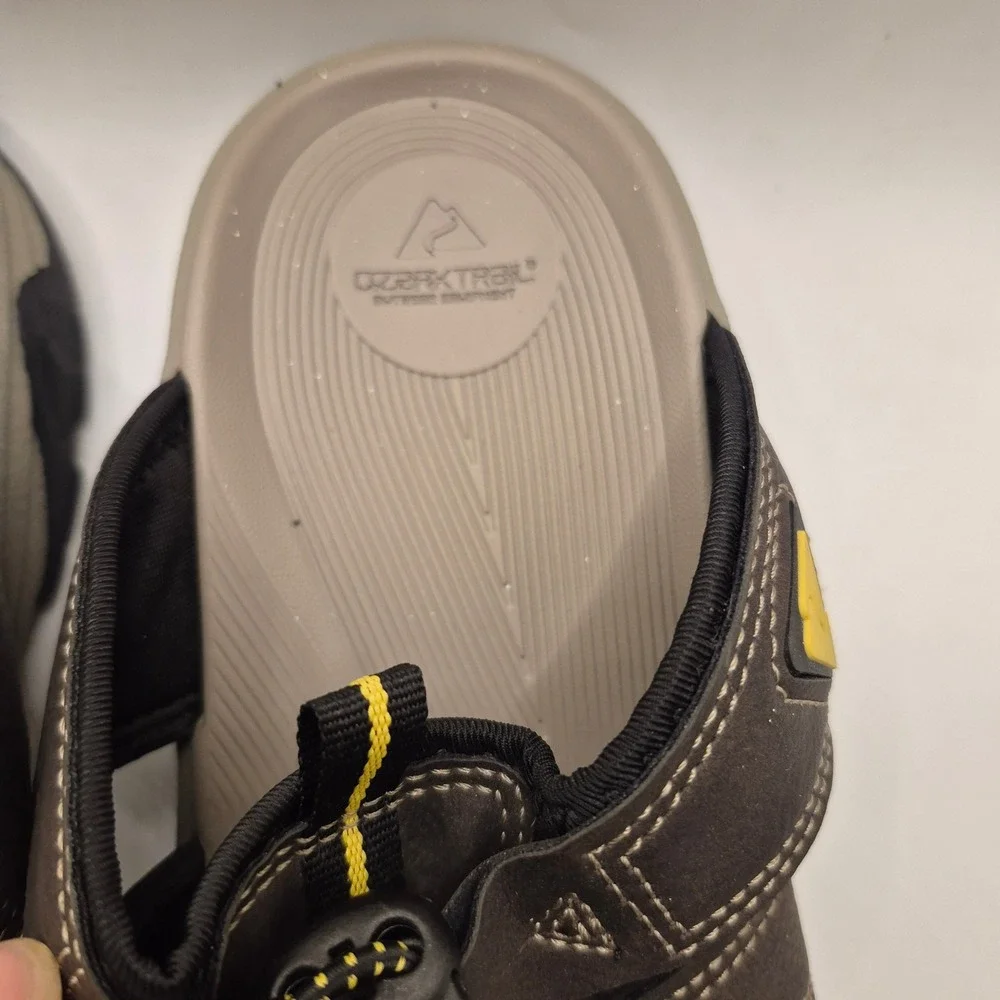 Ozark Trail Brown Fisherman Slide On‎ Sandals Men's Size 8 Outdoor Hiking